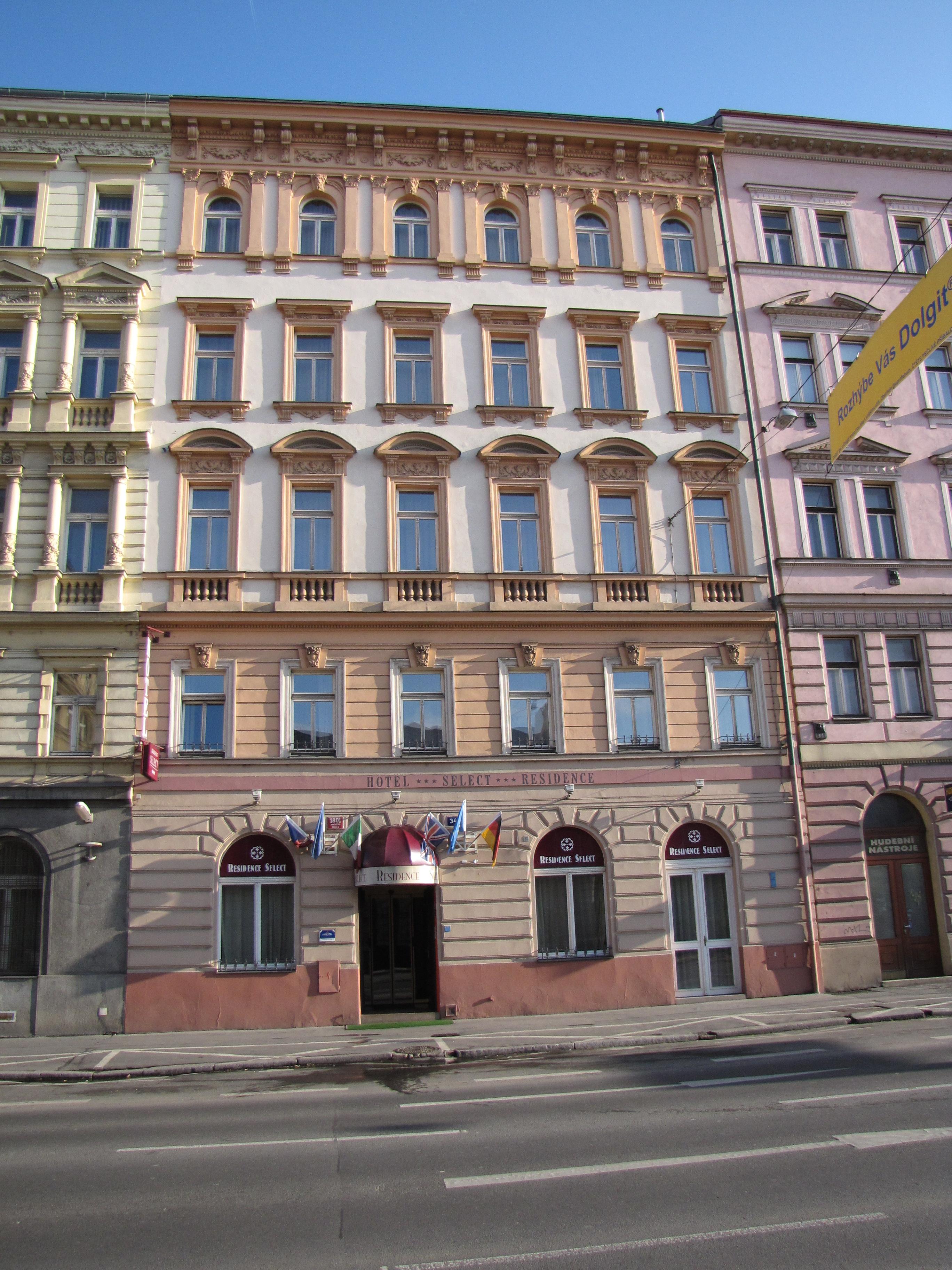 Hotel Residence Select Prag Eksteriør billede